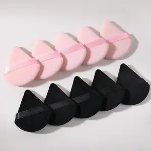 Triangle Shaped Powder Puff Set, 10pcs/set Soft Makeup Foundation Sponge Puff, Professional Makeup Tools for Women