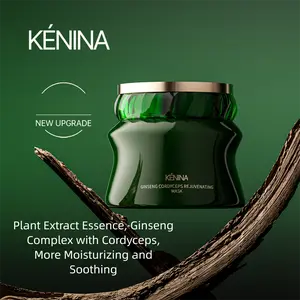 KENINA Ginseng & Cordyceps Revitalizing Mask for All Skin Types Hydrating Moisturizer with Plant Extract Essence for Skin Repair & Hydration Moisture Rejuvenating Soothing Moisturizing
