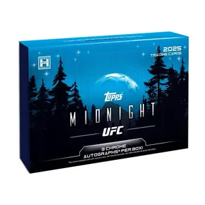 2 BOX BREAK Topps UFC Midnight Break 2025 Trading Cards - 3 Chrome Autographs per Box - Collectible Sports Trading Card Pack