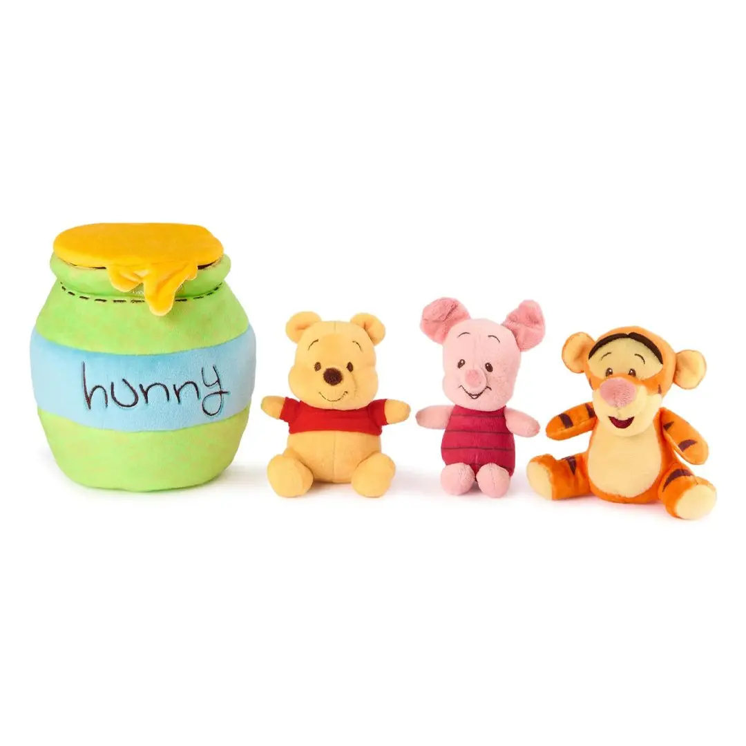 GUND Disney Winnie The Pooh 8" Collectible Plush Playset - Set with Pooh, Tigger, Piglet Soft Stuffed Animals