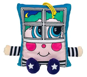 Pillow People Window Rattler Plush - 2-In-1 Toy& Pillow