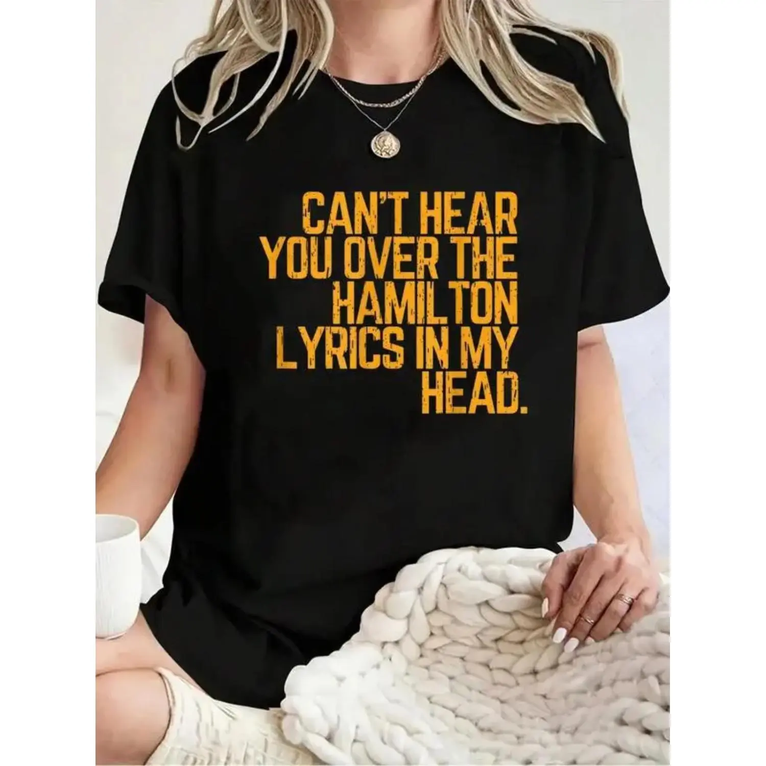 Vintage Historic Hamilton Quote T-Shirt Lightweight