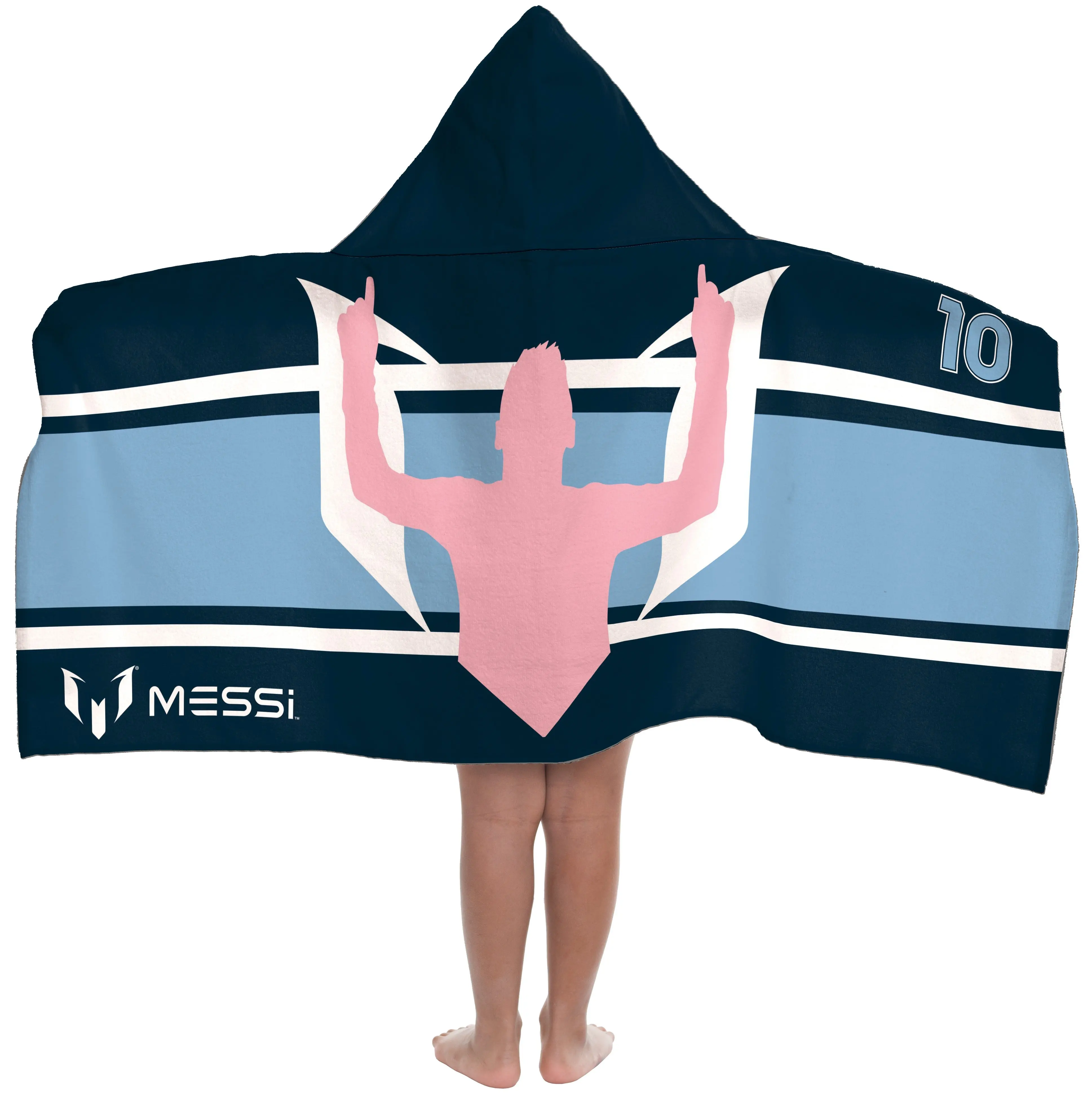 Jay Franco Messi Pink Pop Hooded Towel