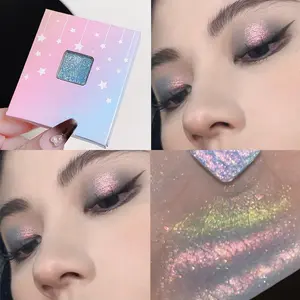 Bling Chameleon Monochrome Eyeshadow, Multi-Functional Highlighter, Long-Lasting, No Powder Fallout, Perfect for Parties and Dates, Glitter Makeup