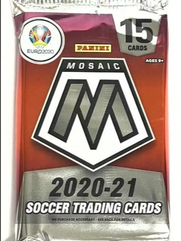 1 (ONE PACK) - 2020/21 Panini Mosaic UEFA Euro 2020 Soccer Hobby