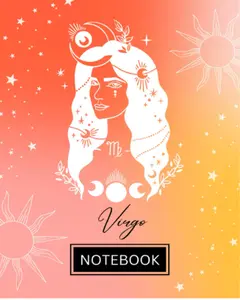 Virgo Composition Notebook: Virgo Zodiac Astrological Sign Notebook | Grid Paper, Quad Ruled, 109 Sheets, 8.5x11
