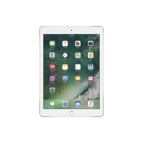 Refurbished 9.7-in 64GB 4G Unlocked Silver Tablet - Excellent Condition Aluminium Device with Fingerprint Sensor, Fast Charging, Advanced Chip