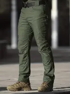 Men's Casual Pants Outdoor Workwear Sport Long Trousers Camouflage Tactical Multi-Pocket Camping Wear Casual Sports Trousers