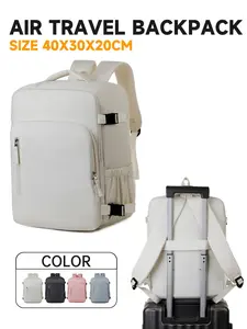 Large-Capacity Travel Backpack, Airline Approved, 16-Inch Laptop Compartment, Shoe Pockets, Multiple Pocket Organizers, Casual Style, Flight Approved Backpack