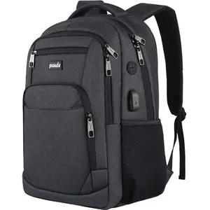 Paude Multi-Function Laptop Backpack, unisex, with USB port and anti-theft features - Large capacity, breathable bag suitable for teenagers, adults, students, and travelers.