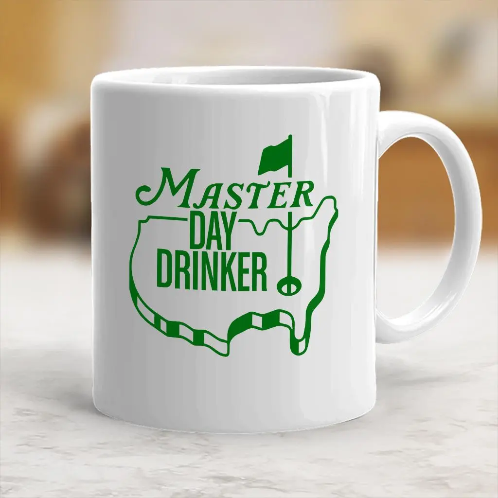 Masters Cups, Master Day Drinker Mug, Golf Gifts,  Golf Masters Cups, masters weekend mug - gof10013