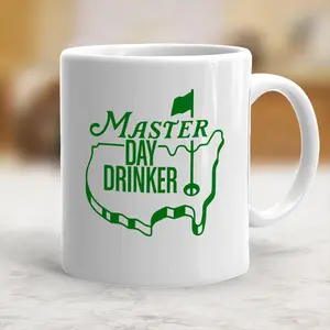 Masters Cups, Master Day Drinker Mug, Golf Gifts,  Golf Masters Cups, masters weekend mug - gof10013