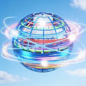 Stress Relief Toys Anti-Gravity LED Floating Ball Toy Suitable for all ages, this cool indoor/outdoor toy for kids aged 6-12 and teens is safe and durable. Ideal for family bonding, gift-giving, parties, and home entertainment. Perfect Christmas present.