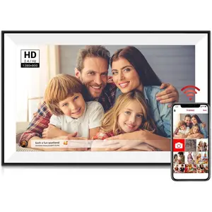 Omnira Digital Picture Frame 10.1 Inch Smart WiFi Digital Photo Frame, IPS Touch Screen, 32GB, Electronic Slideshow, Load from Phone App, Auto-Rotate, for Grandparents & Mothers Day