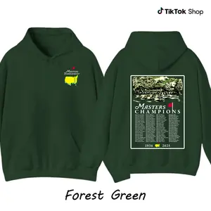 Masters Champions Hoodie For Men For Women, 91 Year Augusta National Golf Pullover, Premium Cotton Fleece, Unisex Sportswear Gift