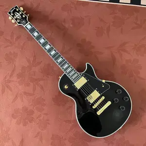 LP Black Beauty 6-String Electric Guitar - 22 Frets, Gold Hardware, Mahogany Body, Rosewood Fingerboard, Premium Materials, Balanced Style and Functionality, Lp Euitar Black Beauty