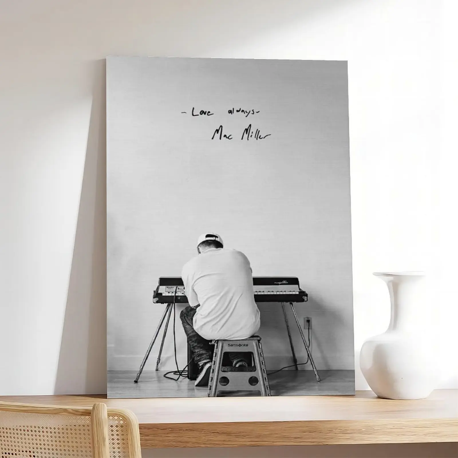 Mac Miller Poster, Self Care Album Cover Canvas, Music Gifts, Hip Hop Print, Album Cover Poster, Rapper Posters, Mac Miller Wall Art Decor Photo Decoration(Poster only (unframed))
