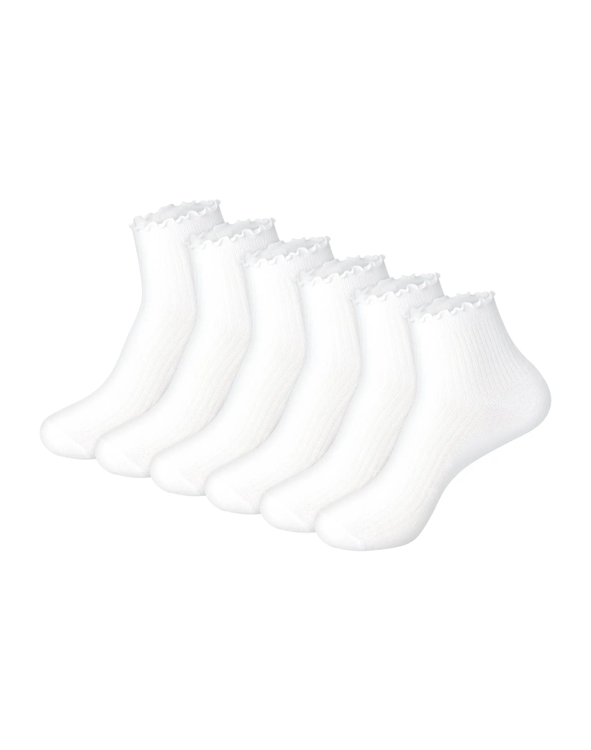 Hanes Originals Women’s Supersoft Ankle Socks 6-pairs Women's Intimates Multi Pack Comfortable Fit Soft Stretch Fabric Breathable Hwsa6