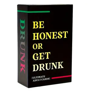 Honest or Play Game Card Game, Party Board Game, Party Table Game, Perfect for Parties, Fun Challenges, Ideal for Game Night, Weekend Getaways, Regular Edition