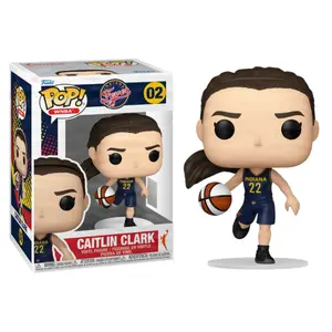 Funko Pop! Caitlin Clark Indiana Fever, WNBA 02 Vinyl Figure in PopShield Protector