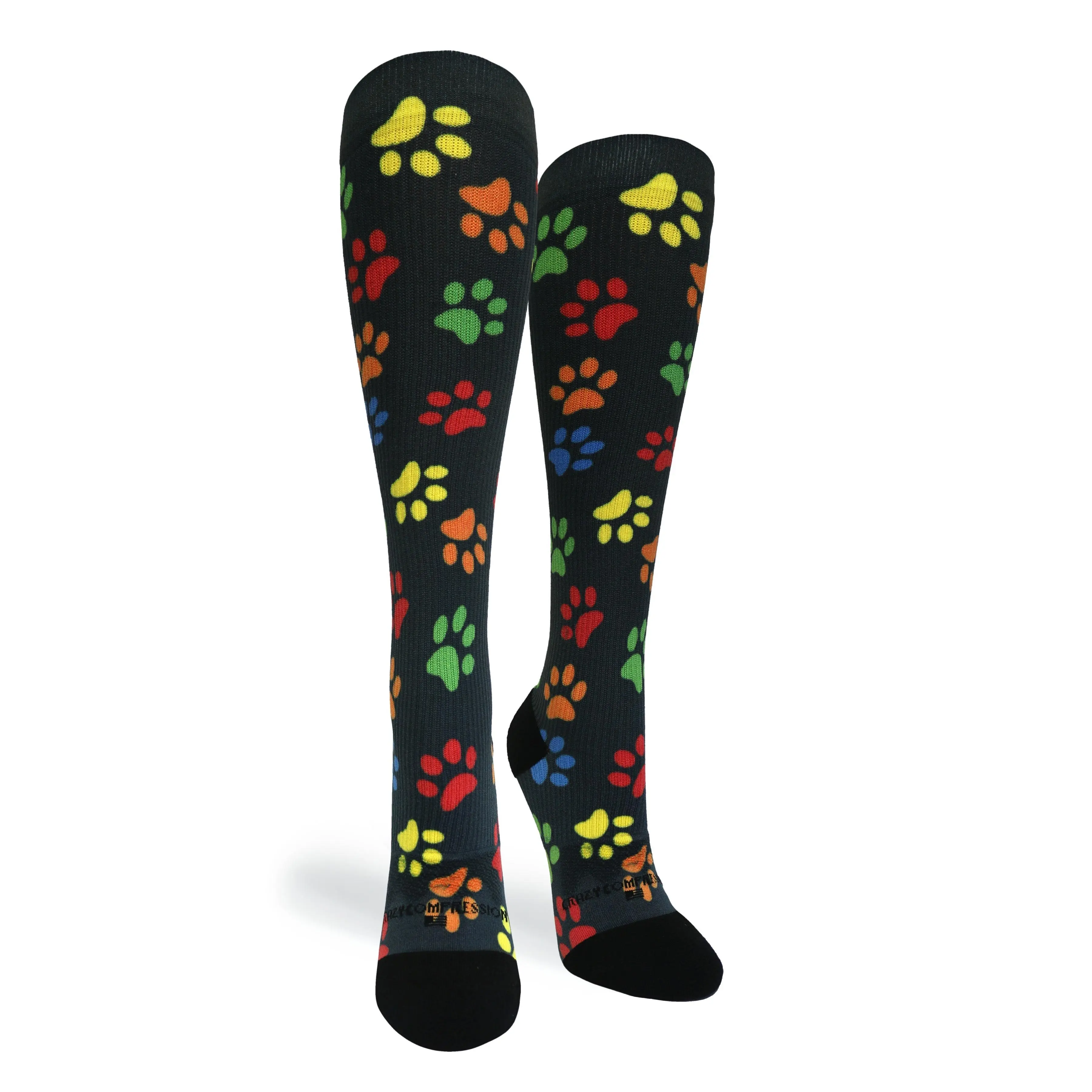 Paw Prints Black - (Standard & Extra Wide) FB