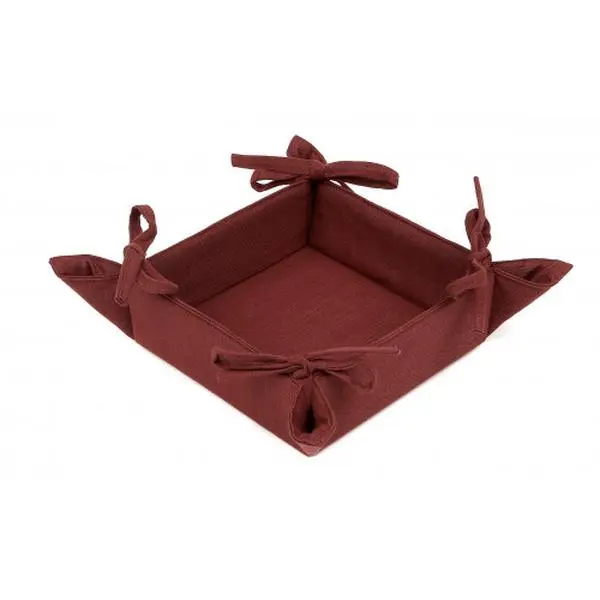 Mr. MJs Trading AG-45303 Kitchen Bread Basket, Burgundy