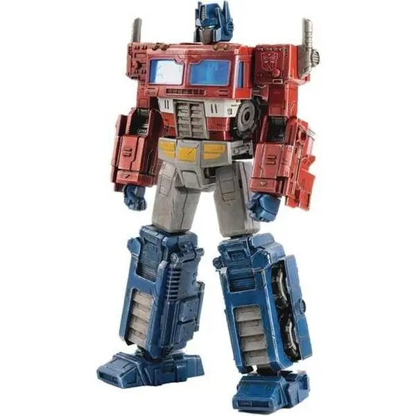 Threezero - Transformers: War For Cybertron Trilogy DLX Optimus Prime 10 in Collectible Action Figurine/Statue, 50 Points of Articulation, ABS-PVC-POM-Zinc Alloy Materials, Die-Cast Metal Parts, Choking Hazard Small Parts, 10 Inches