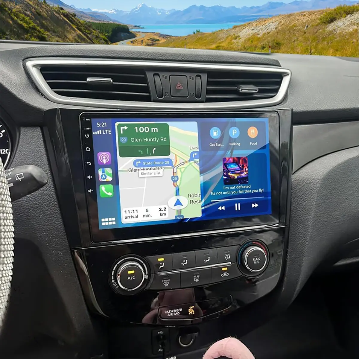 10.1'' Android 13 Car Stereo for Nissan Rogue X-Trail Qashqai 2014-2018, Wireless CarPlay & Android Auto, Split Screen, MirrorLink, Wireless Sync, Bluetooth Audio, HiFi FM/RDS, WiFi Navigation, SWC, Backup Cam, Touchscreen, 2.5D Hd, Backup Camera, Externa