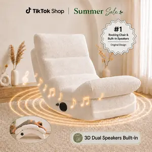 [300lbs Capacity] Leisure Rocking Yoga Chair, Ergonomic Recliner, Soft and Skin-Friendly, Good Rebound Effect,Boneless Yoga Chair, Space-Saving. Easy to Move, for Relaxation, Exercise and Stretching Gift for Bedroom, Living Room, Dorm, Home Gym