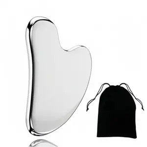 304 Stainless Steel Gua Sha Facial Tools. Comfort Guasha Tool for Face or Body Massage. Skin Care Tool for Body Treatment, Metal Beauty Essentials facial tool Stainless Steel Gua Sha Facial tool skin care gift lymphatic face brush tiktokshopblackfriday