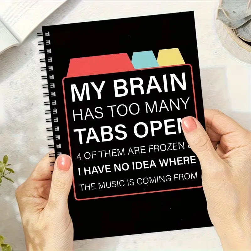 Humorous Spiral Notebook, Notepad, Funny Notebooks, Funny Quote Journal for Daily Planning & Meeting Notes, Ideal Gift for Doctors Nurses Parents Colleagues Friends, Spiral Bound Notepad