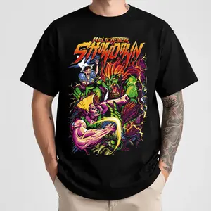 Street Fighter Battle Arena Graphic T Shirt Inspired By Arcade Culture HY2094