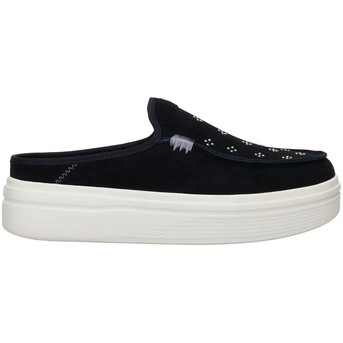 HEYDUDE Austin Lift Suede Stud - Comfortable Slip on Shoes