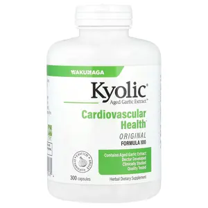 Kyolic Aged Garlic Extract™, Cardiovascular Health, Original Formula 100, 300 Capsules (300 mg per Capsule)