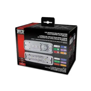 Trux Accessories - LED Interior Projector Dome 7 Color Cab and Sleeper Lighting Kit for Kenworth
