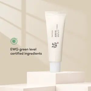 Beauty of Joseon Rice Sunscreen SPF50+ PA++++ - Lightweight Korean Sun Protection, Hydrating, No White Cast, Calming, Antioxidant, 50ml, Suitable for Multiple Skin Types