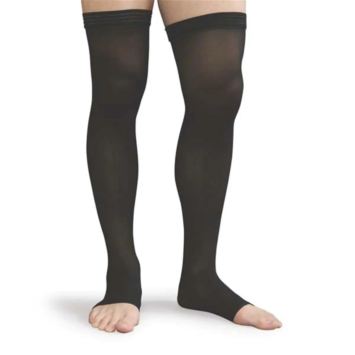 Advanced Orthopaedics Knee High Compression Stockings, 20-30mmHg Healing Aid, Durable Non-Sheer Fabric with Comfort Top Band, Unisex Sizing, Black, 3X Large, Comfortable, Calf, Thick Fabric, Accelerate Healing