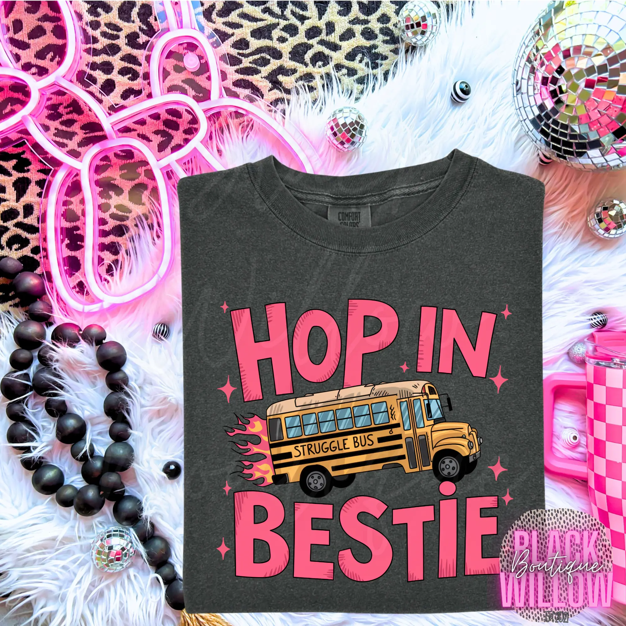 Hop In Bestie Tee Or Sweatshirt funny graphic tshirts for