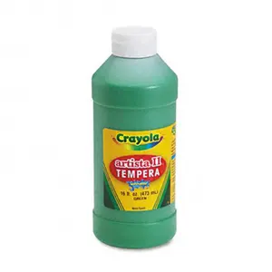 Crayola.  Artista II Washable Tempera Paint Green 16 oz