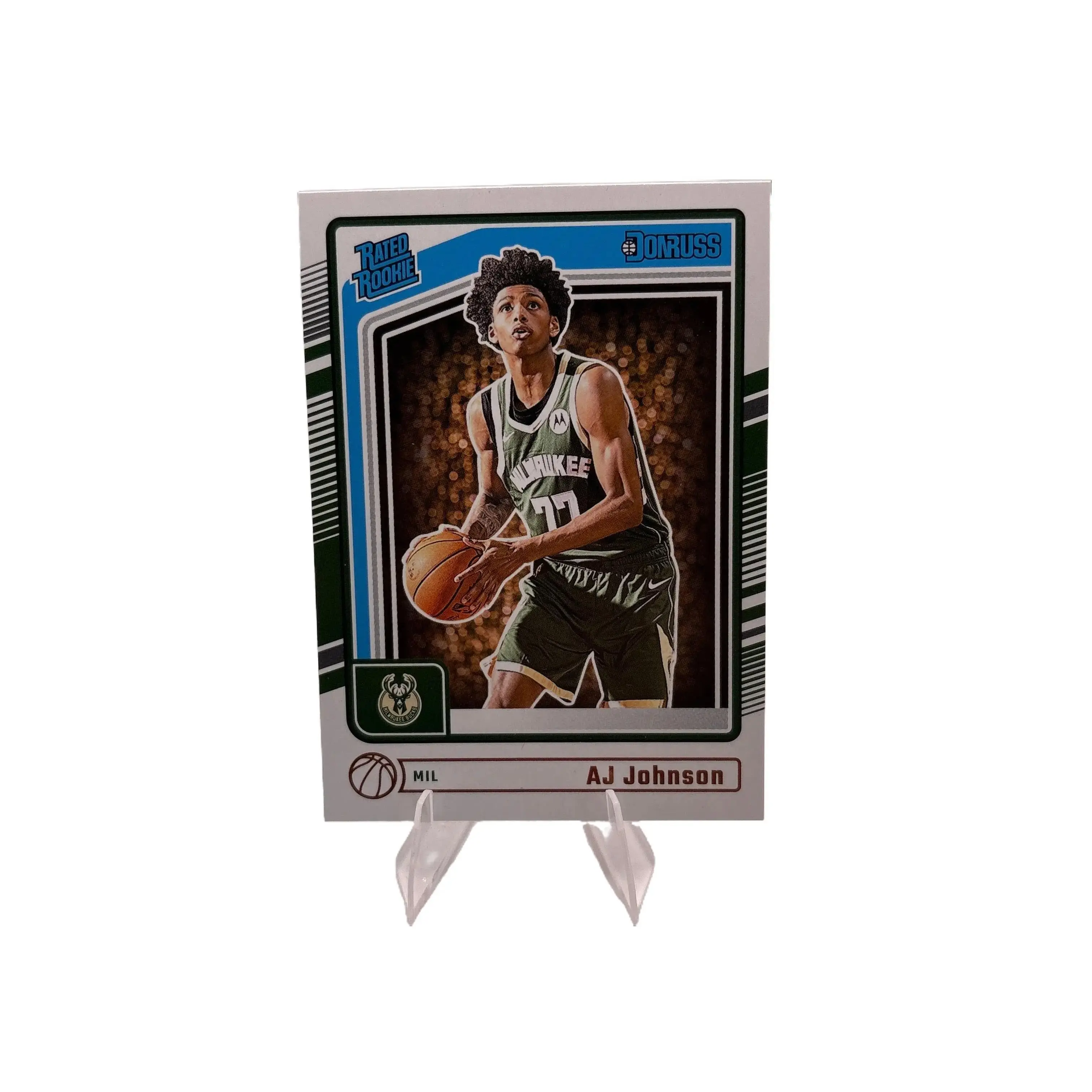 Donruss Rated Rookie Milwaukee Bucks AJ Johnson Collectible Basketball Card