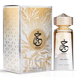 Paris Corner | Khair Felicity Perfume - 3.4 fl oz | Sparkling, Joyful Unisex Perfume with Champagne, Cassis, Rose, Vanilla, Musk