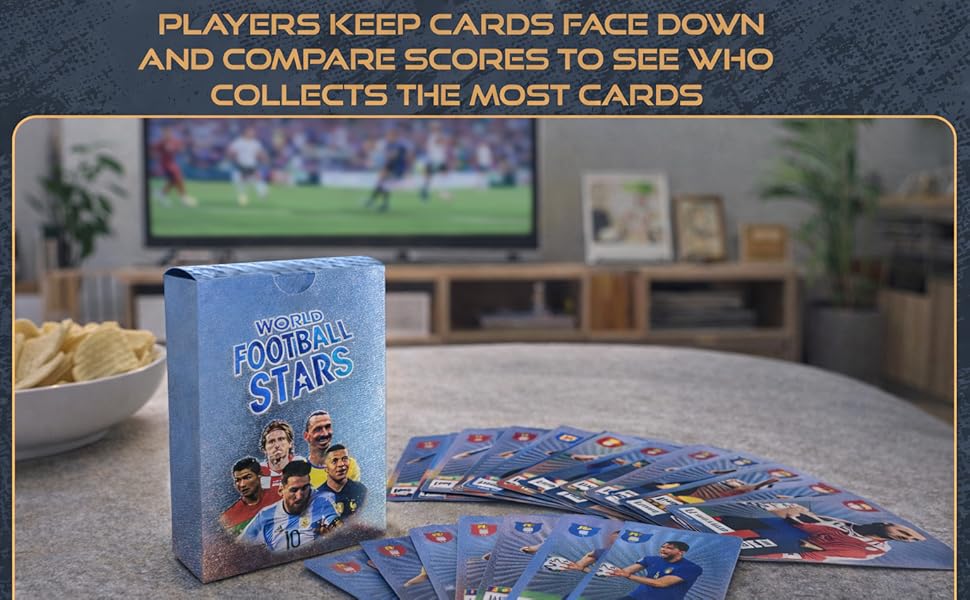 2026-27 Playing Soccer Cards |   55 Unique Cards for Soccer Players |   Unforgettable Moment for Friends, Siblings & Soccer Fans |   Printed on Premium Paper – White - Not Original