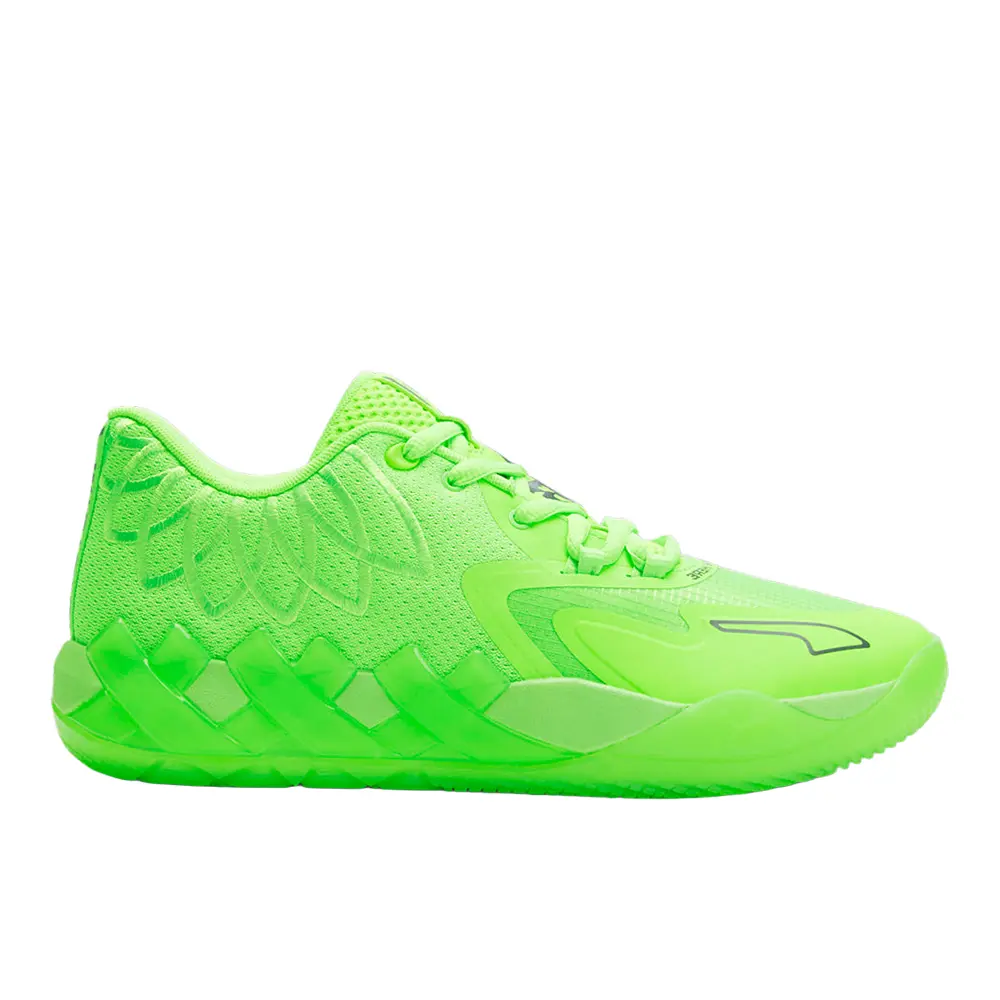 PUMA Mens X Lamelo Ball Mb.01 Lo Basketball Sneakers Shoes - Green PUMA Mens X Lamelo Ball Mb.01 Lo Basketball Sneakers Shoes - Green