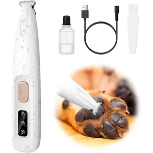 Paw Trimmer, Upgraded 18mm- Electric  Clippers for Groomming with Led Display,  Pet  Precision Trimmer, Rechargeable Hair Shaver for Paws, Ears, , Rump and Eyes