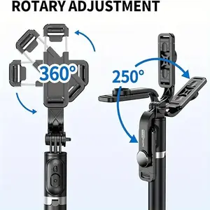Smartphone selfie stickHoliday Haulself-balancing with remote control, can berotated 360degrees, for video recording of thephone stabilizer Cellphone Sold by FaddishDeal