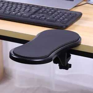 Mouse Pad Wrist Support, Computer Hand Rest Arm Stand, Desk Hand Tray Wrist Mouse Pad, Rotatable 180 Degree, Ergonomic Design, Premium Multipurpose Mousepad