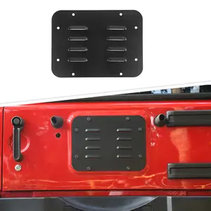 For 2007-2017 Jeep Wrangler JK Rear Tailgate Tire Delete Exhaust Air Vent Cover Trim Decoration