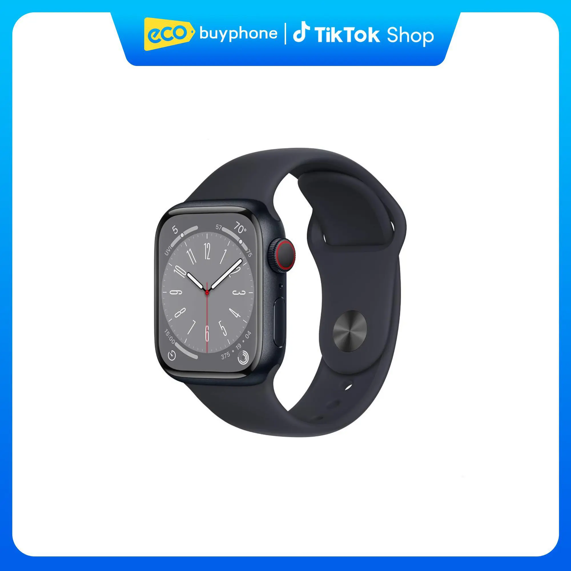Refurbished Apple Watch Series 8 GPS - Excellent Condition with 1 Year Warranty
