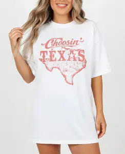 Choosin' Texas Tshirt, Country State Pride Tee, Western Texas Shirt, Pride Wear Outfit, Texas Lover Gift, Country Lifestyle Top, Texan Shirt