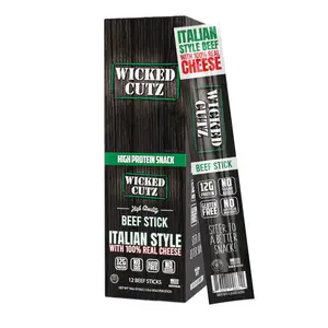 Italian Beef & Cheese Stick High Protein 100% Real Cheese
